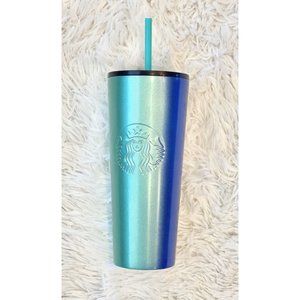 Starbucks Blue Teal Ombre